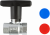 Кран шаровой FAR 1/2", ВР, черн. высокая ручка, хром Кран шаровой FAR 1/2", ВР, черн. высокая ручка, хром